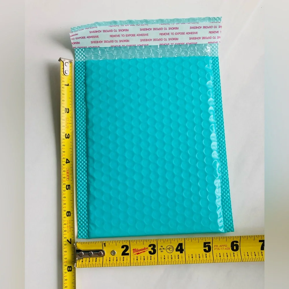 10pcs Blue Poly Bubble Mailer Self Seal Padded Envelopes 6”x7”